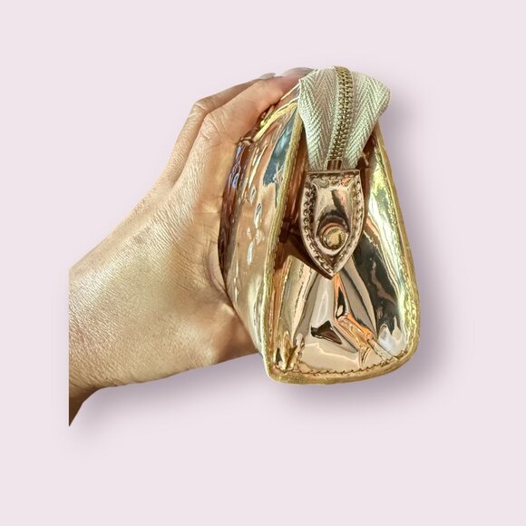 Louis Vuitton Monogram Miroir Gold Cosmetic Pouch With Dust Bag - Picture 5 of 10